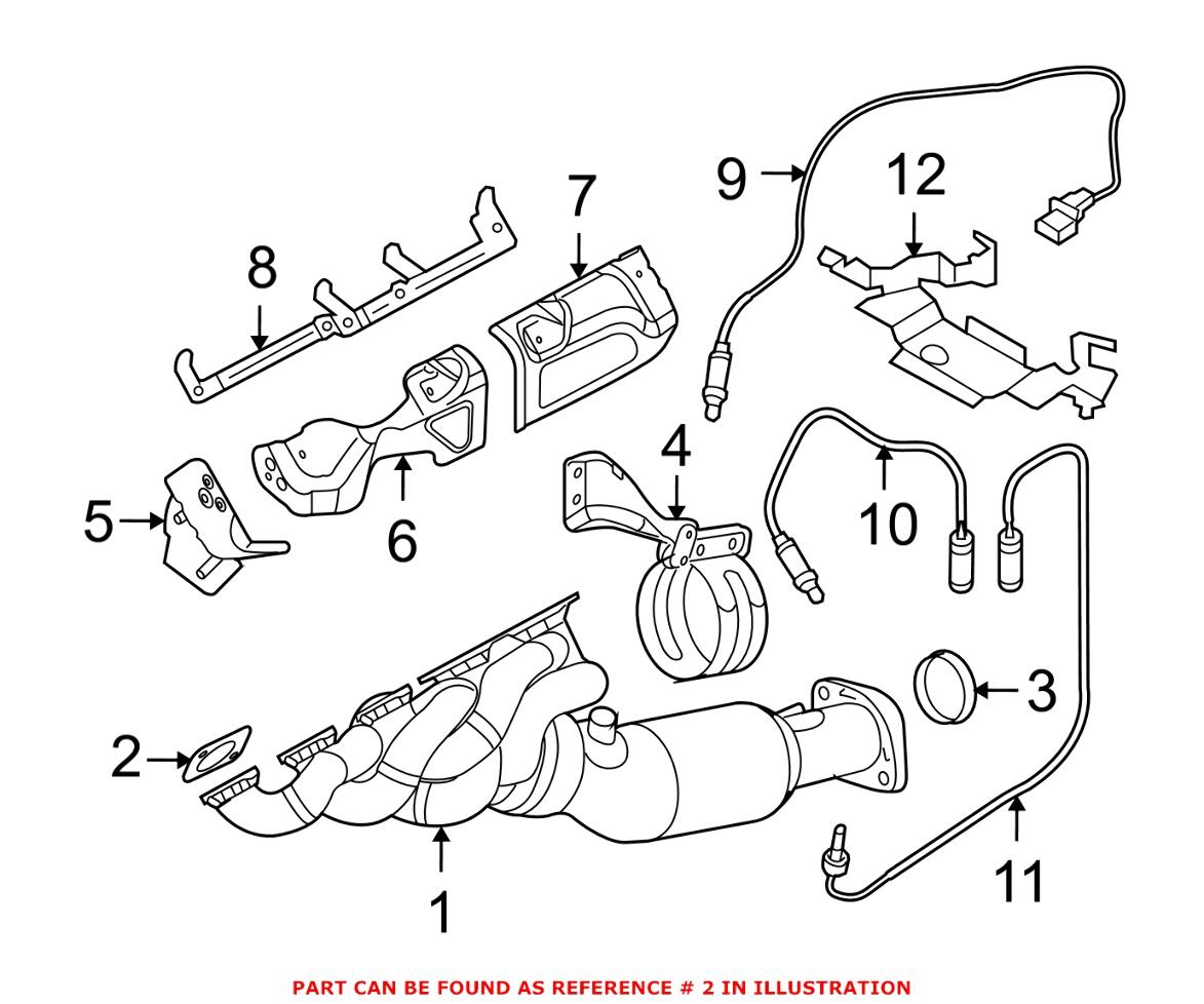 BMW Exhaust Manifold Gasket 11627833278